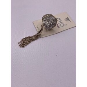Mia Inspirations By Kim Min Sun Glitter Stones Ring Adjustable New NWT